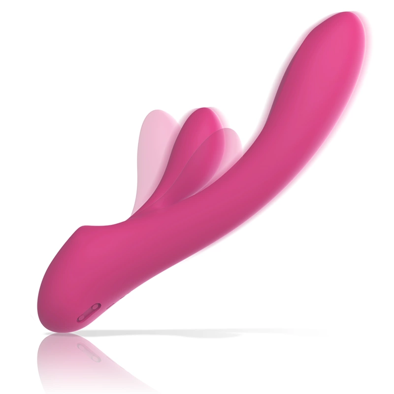 INTENSE Luigi Pink Rabbit Dual-Motor Silicone Vibrator - 10 Modes, Waterproof