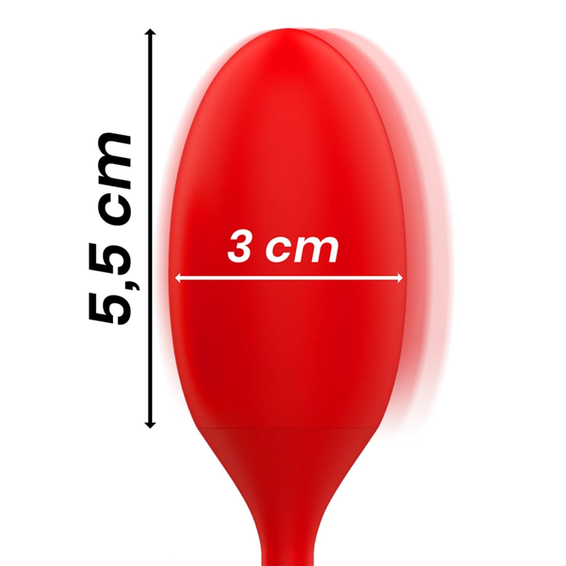 MIA Toscana Double Pleasure Wand & Vibrating Egg - Rechargeable Silicone Set