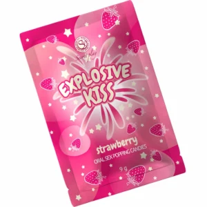 Secret Play Strawberry Fizzy Edible Candies 9g Single-Serve Sachet