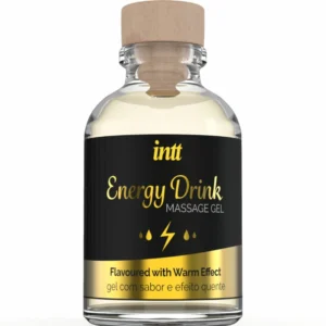 INTT Energy Drink Aroma Massage Gel 30ml with Gentle Heating Effect