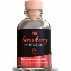 INTT Massage Gel Strawberry 30ml - Warming Effect & Fruity Aroma