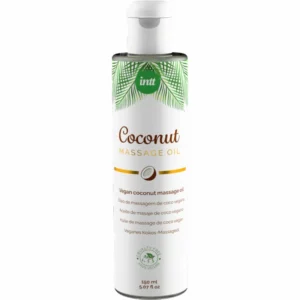 INTT Vegan Massage Oil Coconut Aroma 150ml - Nourishing & Relaxing Formula