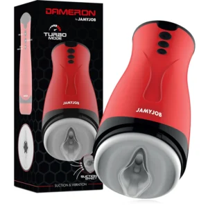 Jamyjob Dameron Intimate Device Suction & Vibration Rechargeable Red