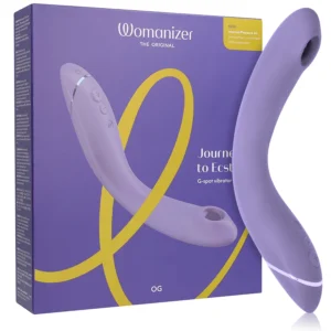 Womanizer OG Lilac Intimate Air Pulse & Vibration prietaisas, atsparus vandeniui