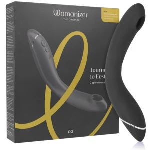 Womanizer OG G-Spot Slate | Dvigubas oro ir vibracijos intymus prietaisas