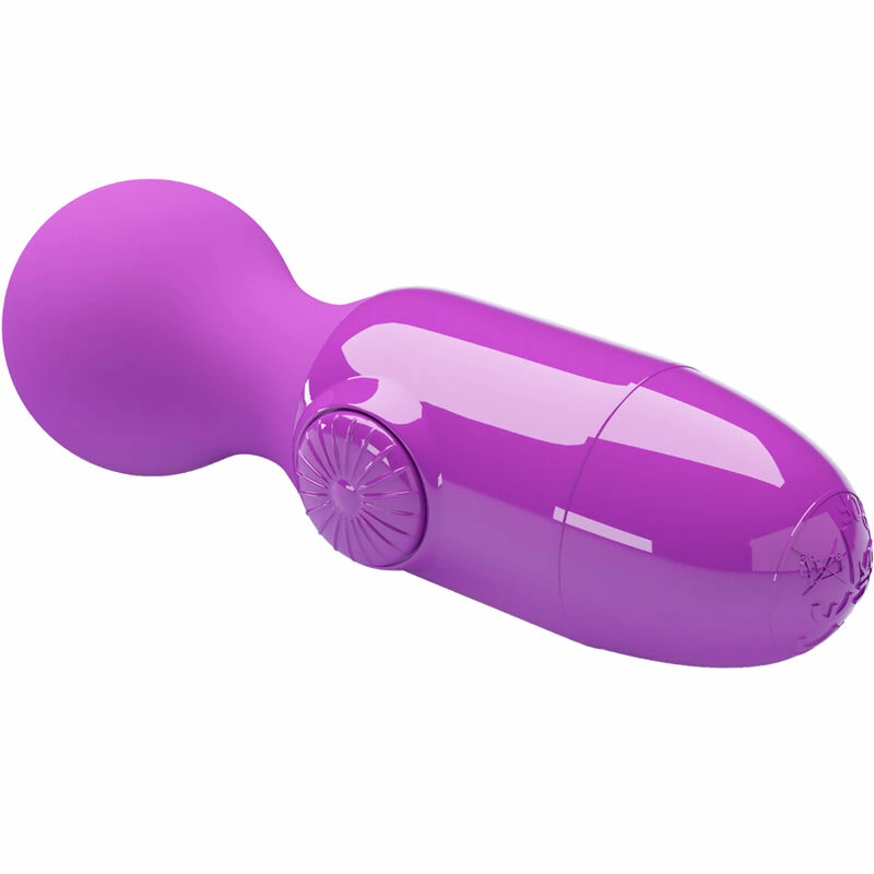 Pretty Love Wonder mini lazdelės masažuoklis purpurinis silikoninis kompaktiškas dizainas