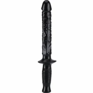 Get Real The Manhandler 38 cm Black - Anatomical Intimate Wand PVC