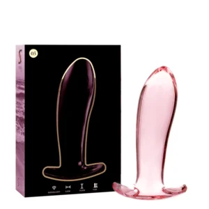 Ibiza Nebula Series Model 5 Pink Glass Intimate Plug 12.5 cm x 3.5 cm
