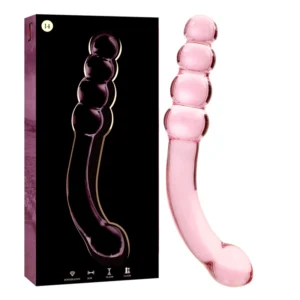 Ibiza Nebula Series Model 14 Glass Intimate Device Pink 18.5cm