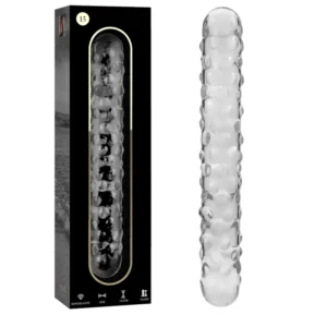Ibiza Nebula Series Model 15 Glass Intimate Device Clear 18.5cm
