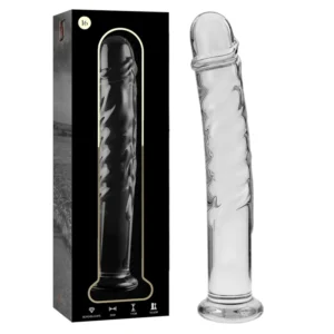Ibiza Nebula Series Model 16 Glass Intimate Device 18.5cm Transparent