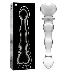 Ibiza Nebula Series Model 21 Glass Intimate Device Clear 20.5cm