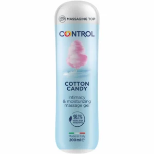 Control Cotton Candy 3-in-1 Massage Gel 200ml - Water-Based, Moisturizing