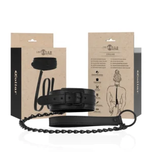 INTENSE FETISH Vegan Leather Adjustable Collar - Black, Unisex, Ethical