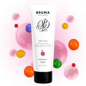 BRUMA Aloe Vera Water-Based Glide Gel Bubblegum 100ml - Hydrating Formula