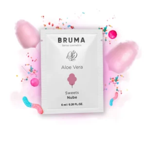 BRUMA Aloe Vera Water-Based Glide Gel 6ml - Sweets Aroma, Travel Size