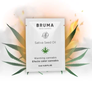 BRUMA Sativa Seed Oil Glide Gel Warming Effect Cannabis Aroma 6 ml