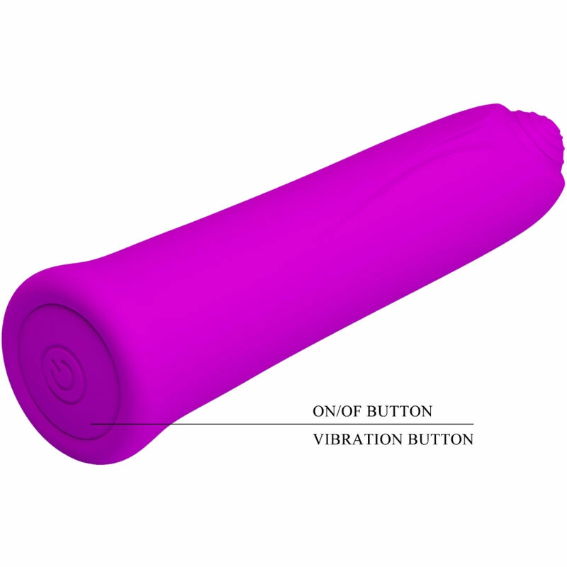 Pretty Love Curtis Mini Violet Intimate Device 12-Mode Silicone USB