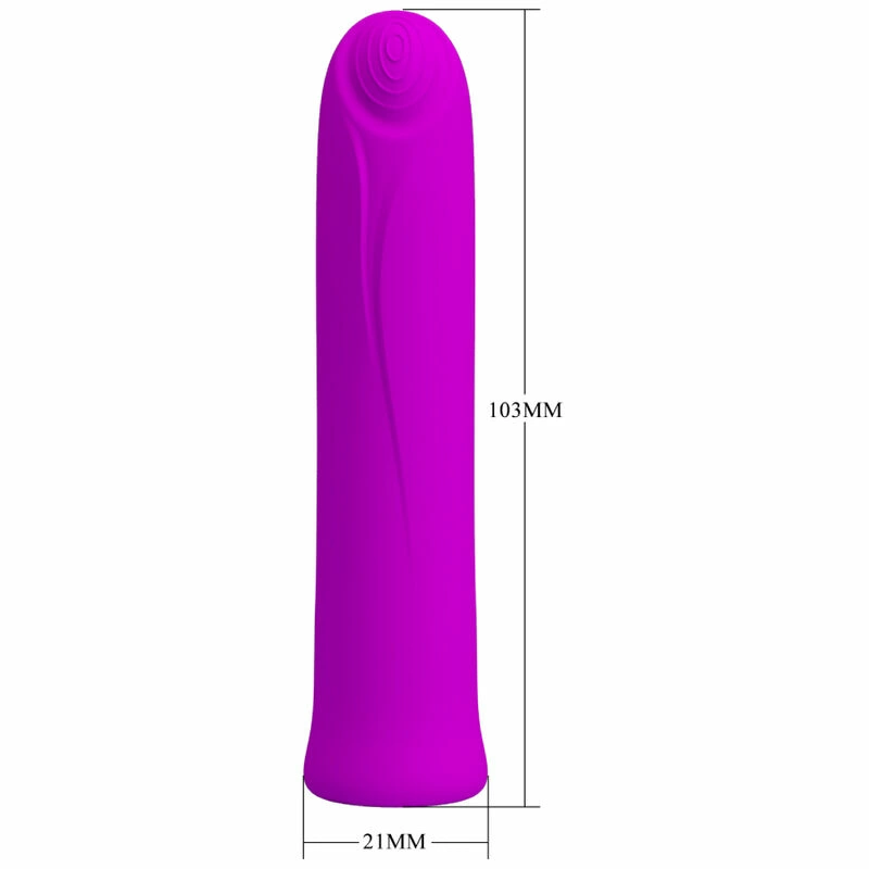 Pretty Love Curtis Mini Violet Intimate Device 12-Mode Silicone USB