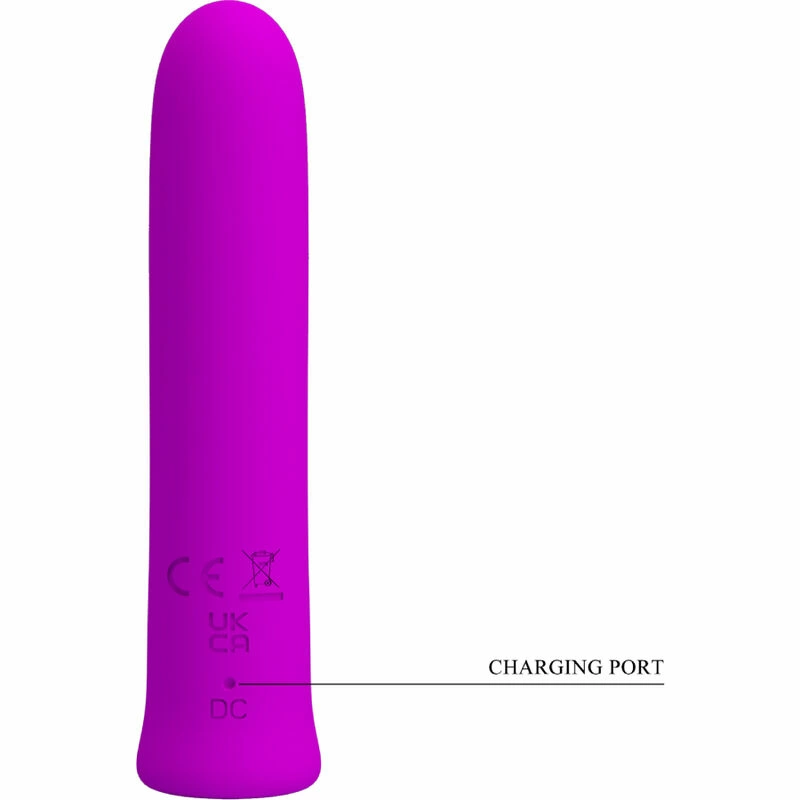 Pretty Love Curtis Mini Violet Intimate Device 12-Mode Silicone USB