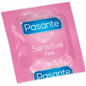 „Pasante Sensitive Feel“ itin plona latekso apsauga, 144 paketų skaidrus