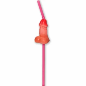 DIABLO PICANTE Set of 5 Large Natural Party Straws - Food-Grade Plastic