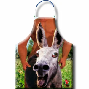 Diablo Picante Donkey Apron - Humorous Party Polyester Apron, Adjustable