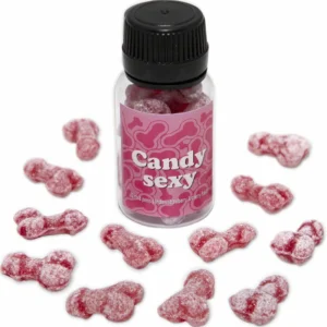DIABLO PICANTE Strawberry-Cherry Candy Jar 12pcs Red Party Sweets