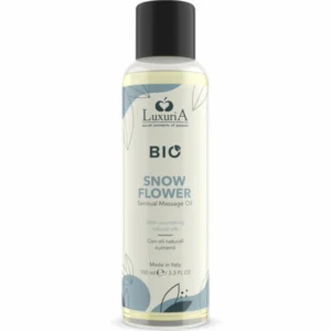 INTIMATELINE Luxuria Bio Snow Flower Massage Oil 100ml - Natural Care