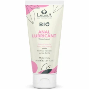 Intimateline Luxuria Bio Water-Based Lubricant 50ml - Anal Formula