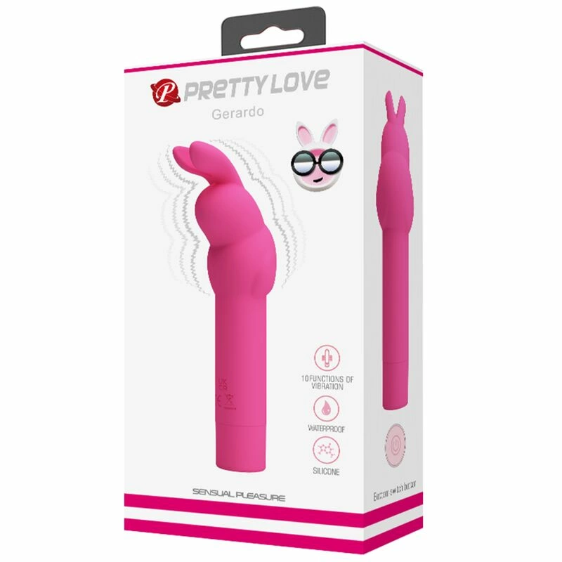 Pretty Love Gerardo Fuchsia Dual-Action Silicone Intimate Device