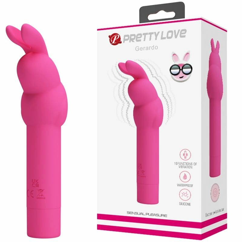 Pretty Love Gerardo Fuchsia Dual-Action Silicone Intimate Device