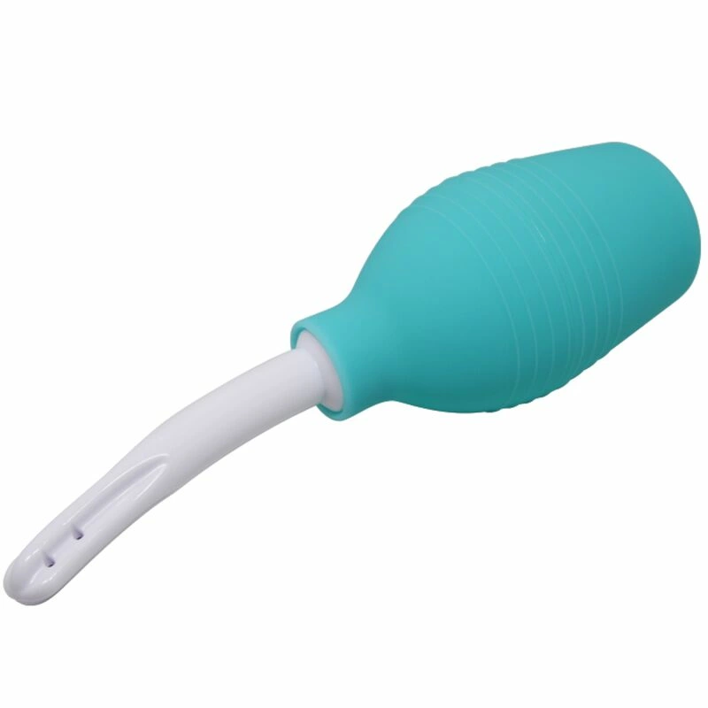 MR PLAY Anal Hygiene Blue Rubber Shower System - Large Capacity