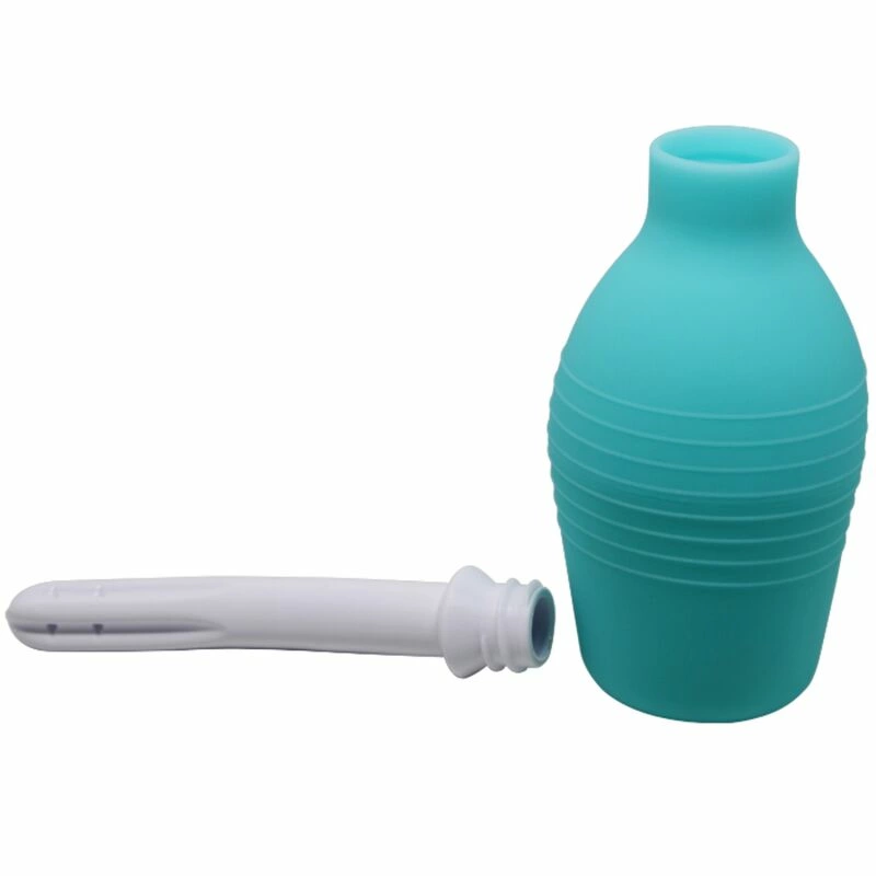 MR PLAY Anal Hygiene Blue Rubber Shower System - Large Capacity