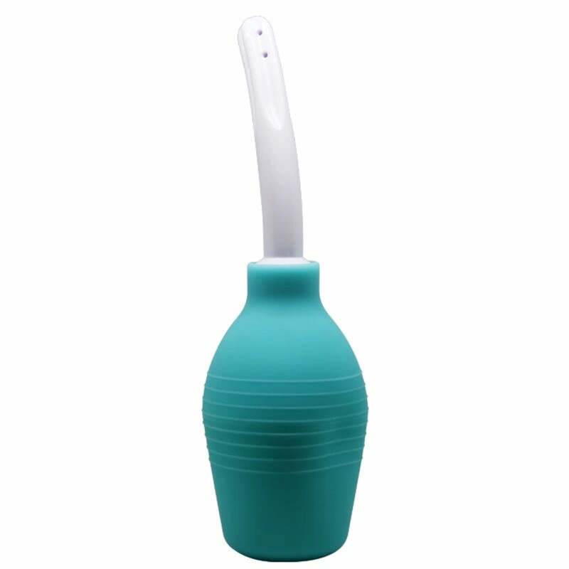 MR PLAY Anal Hygiene Blue Rubber Shower System - Large Capacity