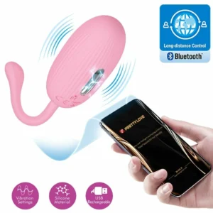 Pretty Love Doreen Pink Wireless Vibrating Egg with Mobile App Control
