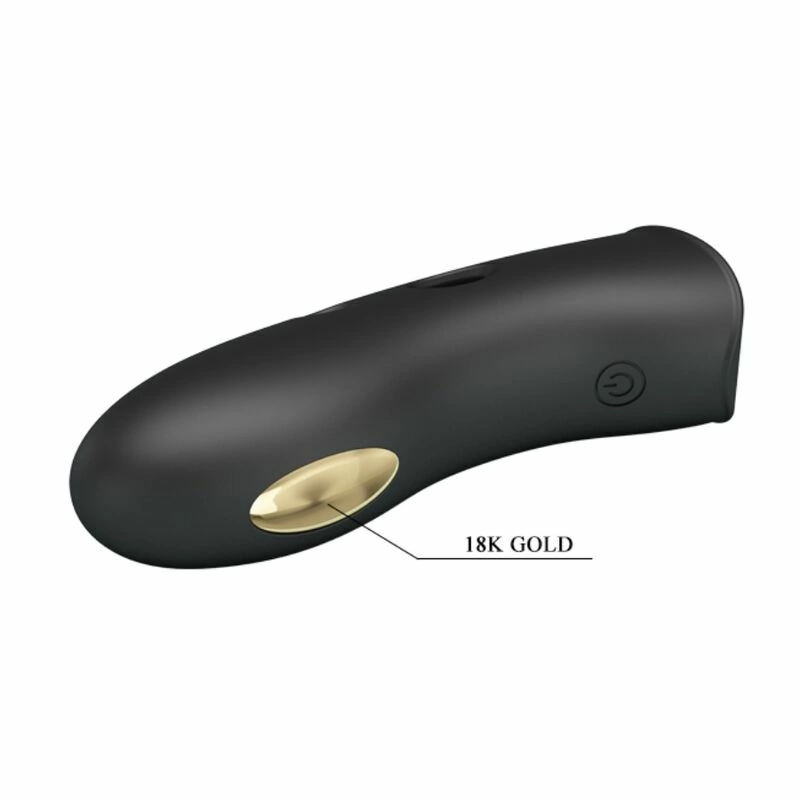 Pretty Love Marico Black Silicone Electro-Stimulation Finger Cover