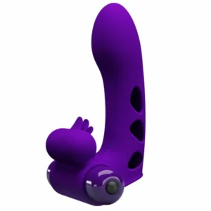 Pretty Love Orlando Violet Finger Vibration Device - 10 Modes, Compact Design