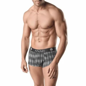 ANAIS MEN AEGIS Boxer Briefs S Grey Checkered Advanced Fit