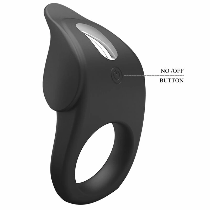 Pretty Love Susanna Rechargeable Intimate Ring Black Silicone