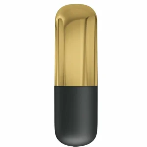 Pretty Love Golden Rechargeable Mini Bullet Massager - 12 Modes, USB, Gold
