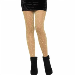 Leg Avenue Sheer Golden Tights - Shimmering One Size Hosiery
