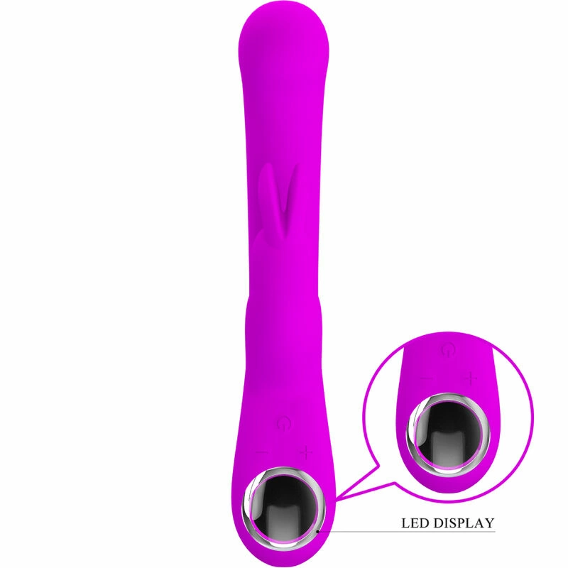 Pretty Love Lamar Violet Dual Action Intimate Massager, USB Rechargeable