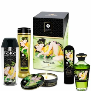 SHUNGA Edo Garden Organic Collection Gift Set - Travel Size, 5 Pieces