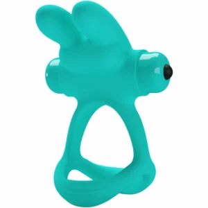 Pretty Love Dante Green Silicone Dual Ring Vibrating System