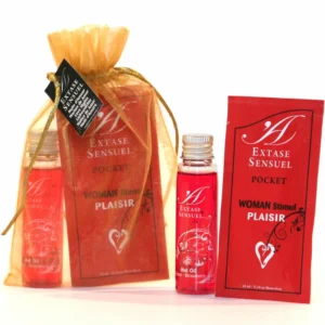 Extase Sensual Set Nuits d'Amour - Travel Strawberry Massage & Stimulating Duo