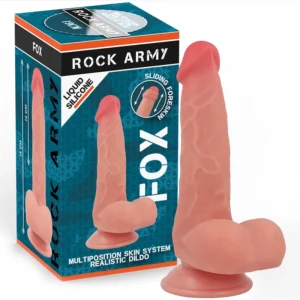 Rockarmy Liquid Silicone Fox 19cm Intimate Model with Suction Base