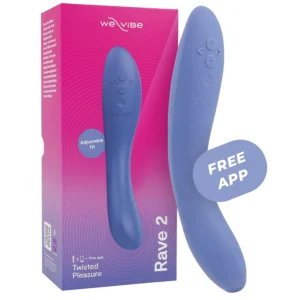 We-Vibe Rave 2 Blue - Ergonomic Silicone Intimate Wellness Device