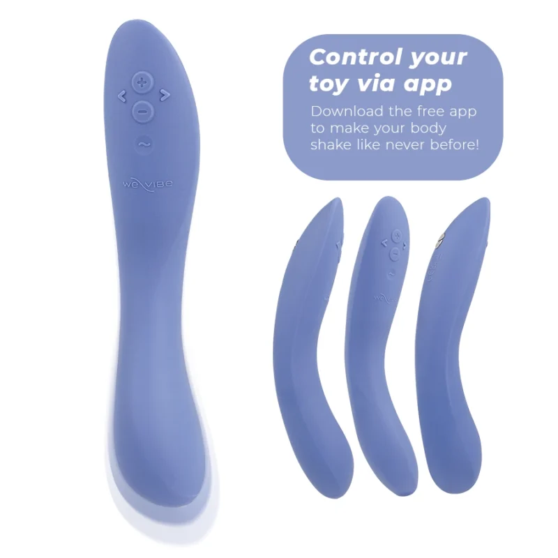 We-Vibe Rave 2 Blue - Ergonomic Silicone Intimate Wellness Device