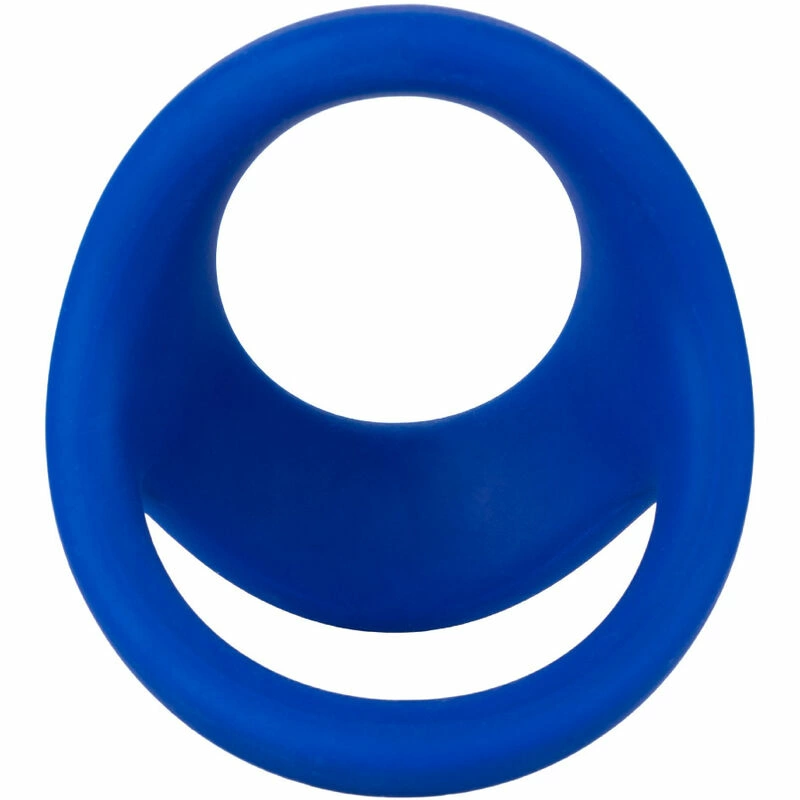 CalExotics Admiral Dual Support Ring Blue - Liquid Silicone Comfort System